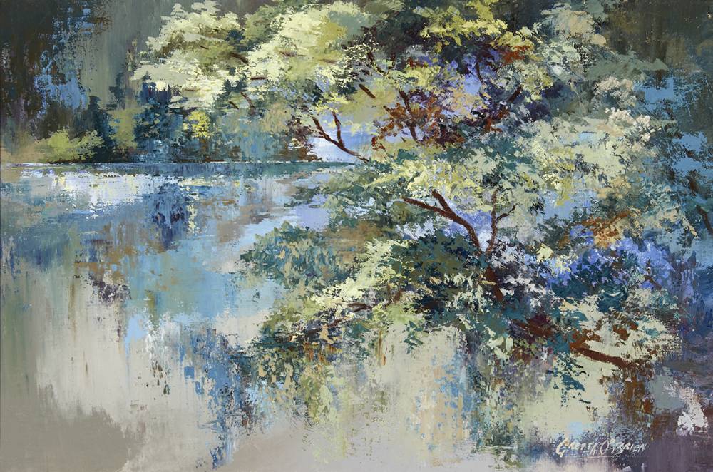 LAKE SCENE by Gretta O'Brien sold for �900 at Whyte's Auctions