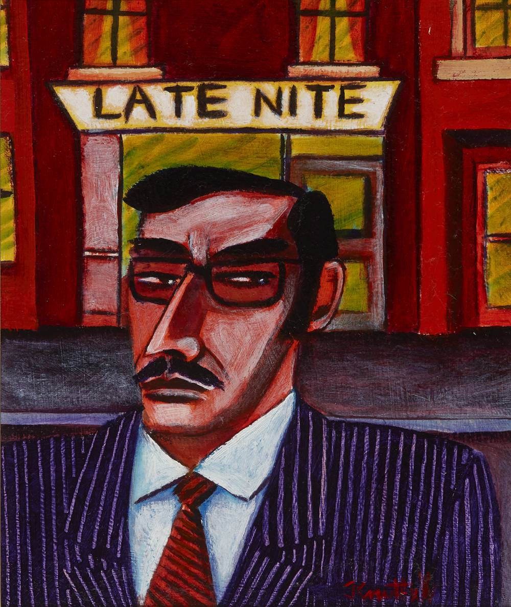 LATE NITE by Graham Knuttel (b.1954) at Whyte's Auctions