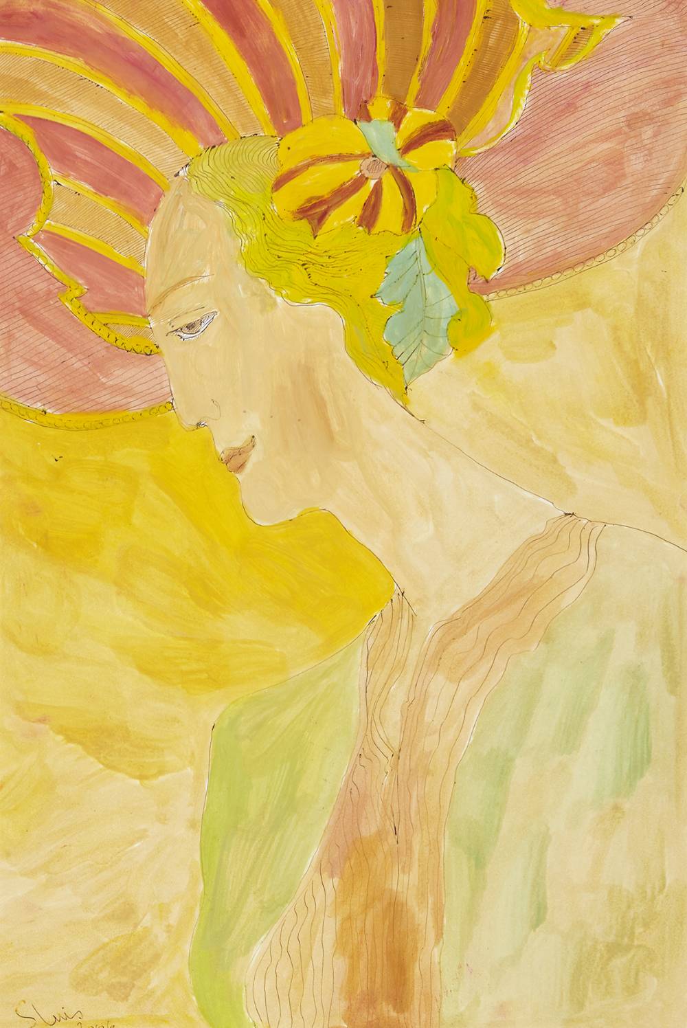 MIRIAM, PROFILE, 2006 by Piet Sluis (1929-2008) (1929-2008) at Whyte's Auctions