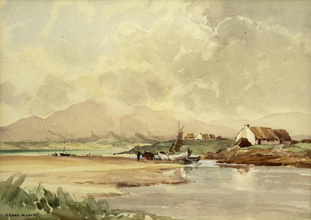 NEAR ROUNDSTONE, COUNTY GALWAY by Frank Murphy RUA (1925-1979) at Whyte's Auctions