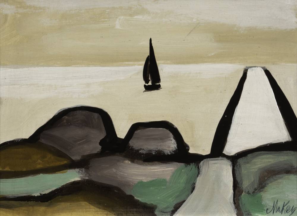 BOAT AT SEA by Markey Robinson (1918-1999) (1918-1999) at Whyte's Auctions