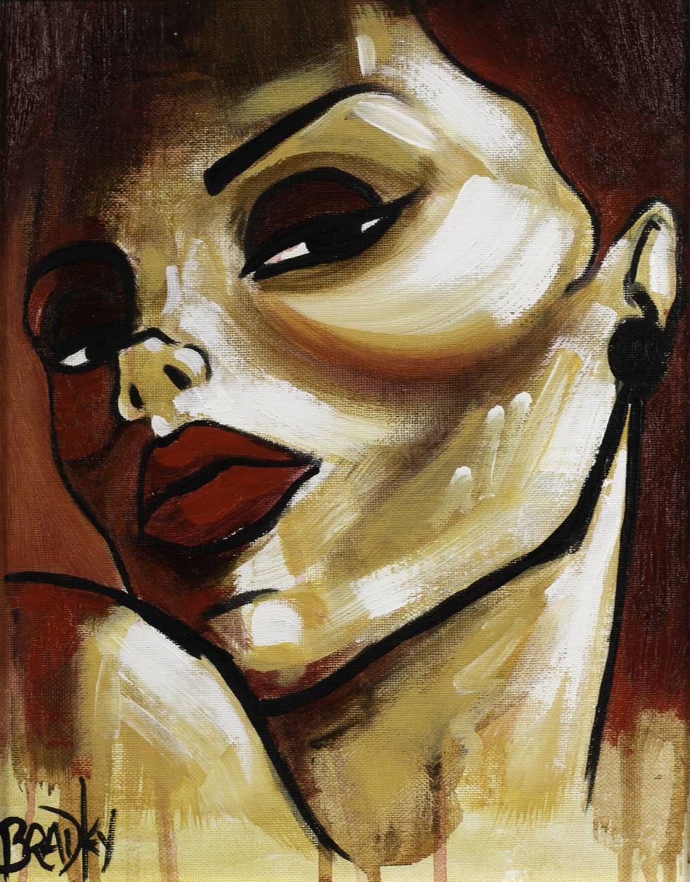 PORTRAIT OF A WOMAN by Terry Bradley (b.1965) at Whyte's Auctions