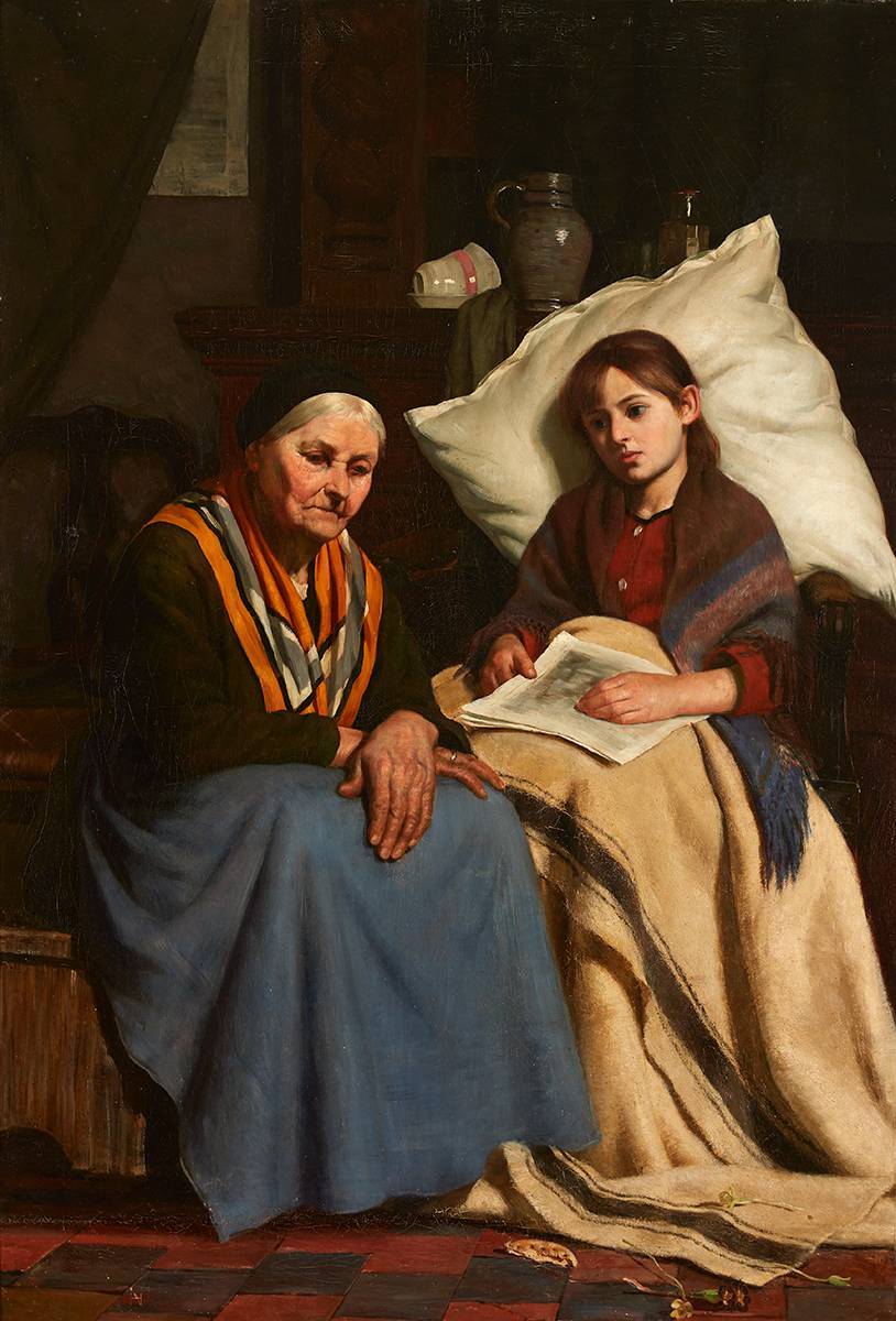 CONVALESCENT by Nathaniel Hill sold for €30,000 at Whyte's Auctions