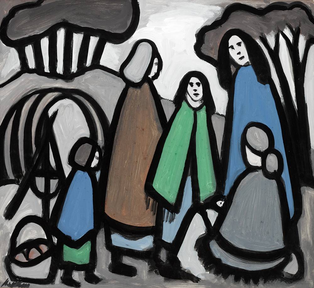 SHAWLIE FAMILY by Markey Robinson (1918-1999) at Whyte's Auctions