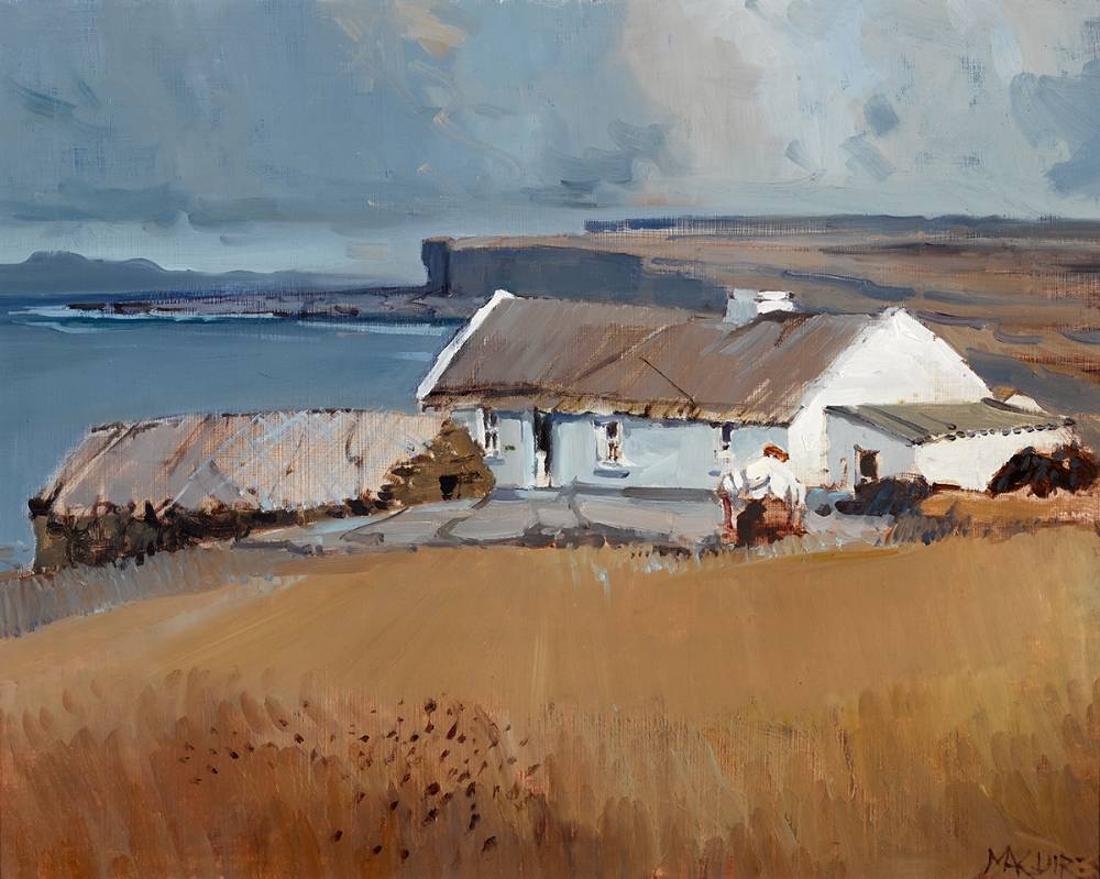 COTTAGE ON ARRANMORE, COUNTY DONEGAL by Cecil Maguire RHA RUA (1930-2020) at Whyte's Auctions