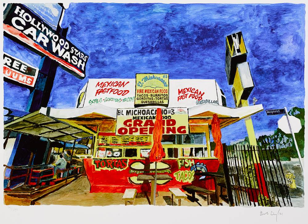 VINE STREET, WEST L.A. [THE BEATEN PATH SERIES], 2016 by Bob Dylan sold for �3,400 at Whyte's Auctions
