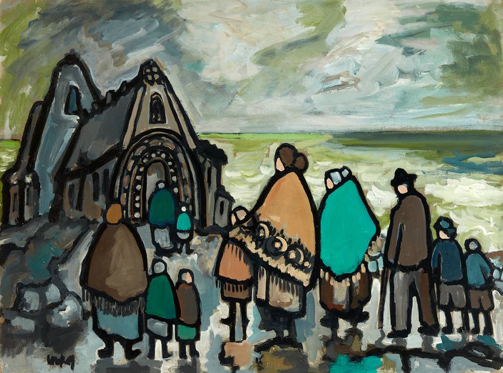 SUNDAY IN THE WEST by Markey Robinson (1918-1999) at Whyte's Auctions