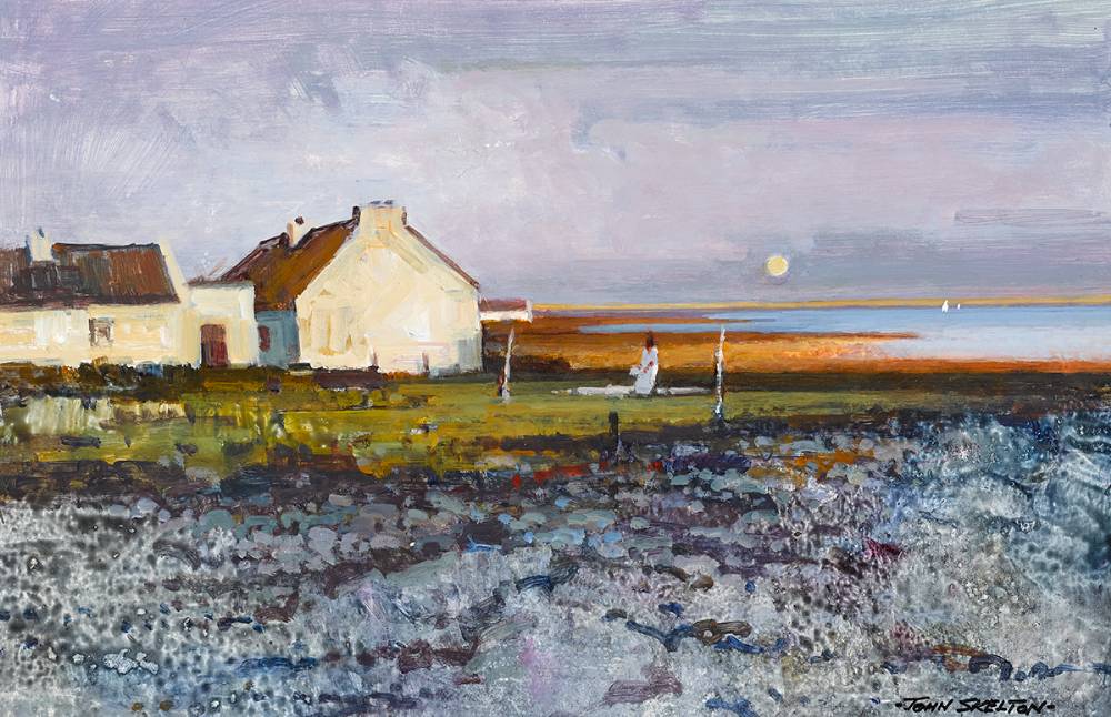 EVENING CALM, INISBOFIN, COUNTY GALWAY, 2003 by John Skelton sold for �4,600 at Whyte's Auctions