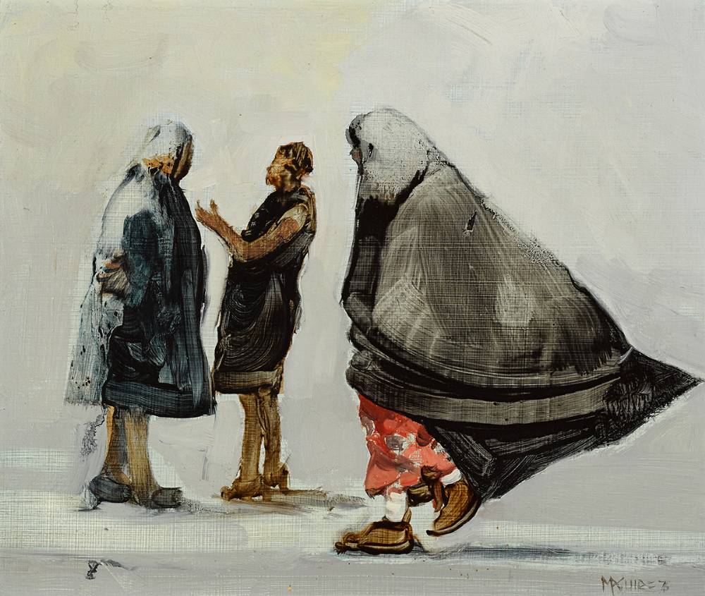 FIGURES, 1975 by Cecil Maguire RHA RUA (1930-2020) at Whyte's Auctions