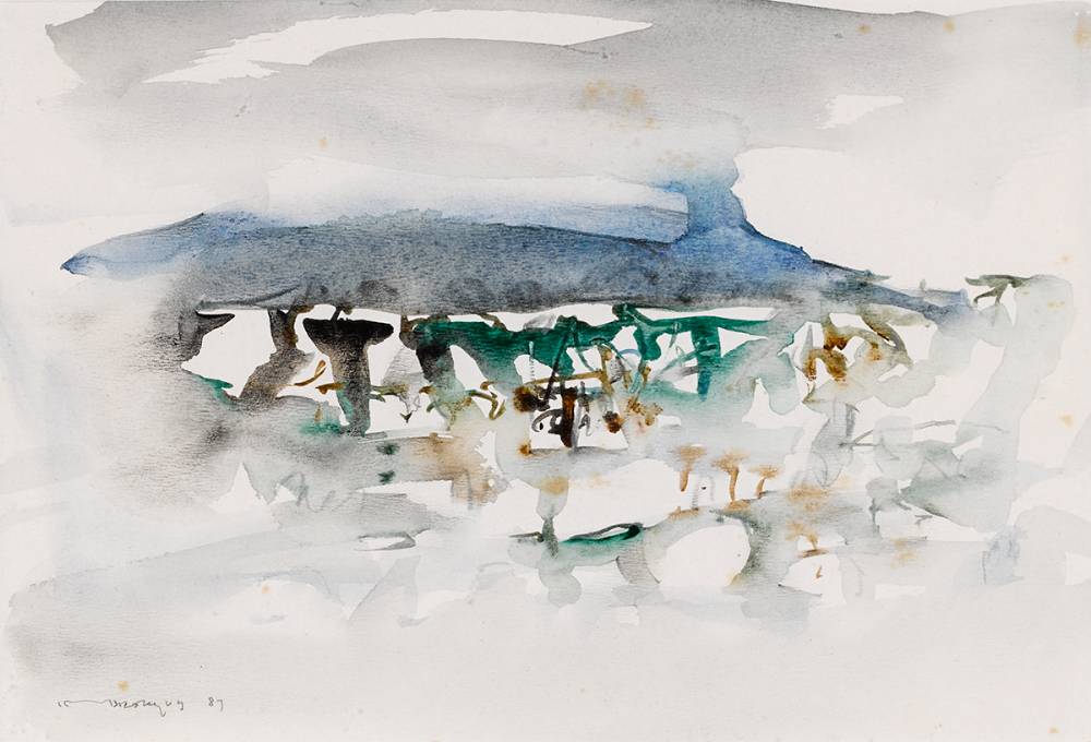 STUDY, BEARA, COUNTY CORK, 1987 by Louis le Brocquy HRHA (1916-2012) at Whyte's Auctions