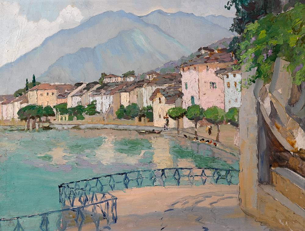 LAKE ORTA, ITALY by Letitia Marion Hamilton RHA (1878-1964) at Whyte's Auctions