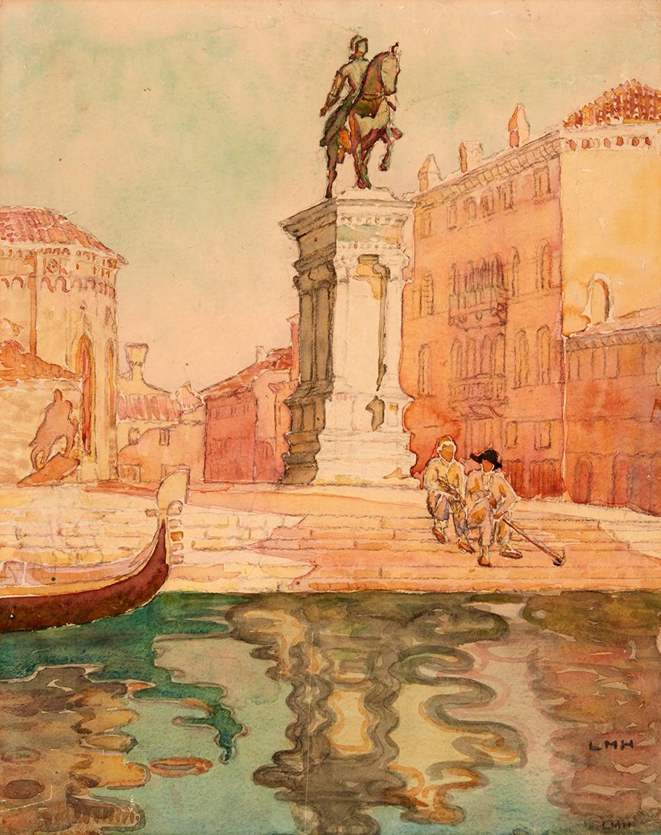 VENETIAN SCENES (A PAIR) by Letitia Marion Hamilton sold for 3,200 at Whyte's Auctions