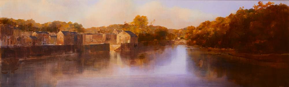 EARLY MORNING, RAMELTON, COUNTY DONEGAL, 1996 by Martin Mooney sold for �6,000 at Whyte's Auctions
