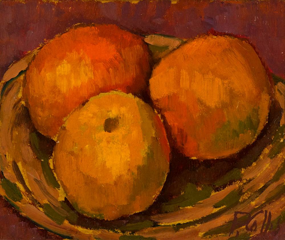 STILL LIFE WITH ORANGES by Peter Collis RHA (1929-2012) at Whyte's Auctions