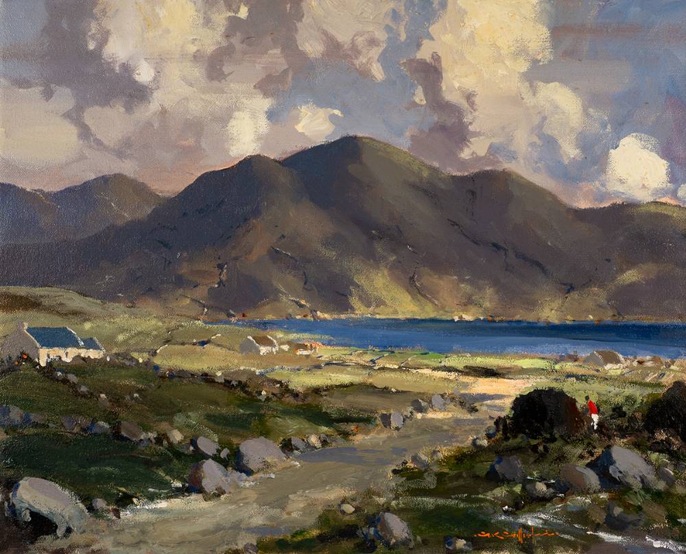 MAAMTURK, CONNEMARA, COUNTY GALWAY by George K. Gillespie RUA (1924-1995) at Whyte's Auctions