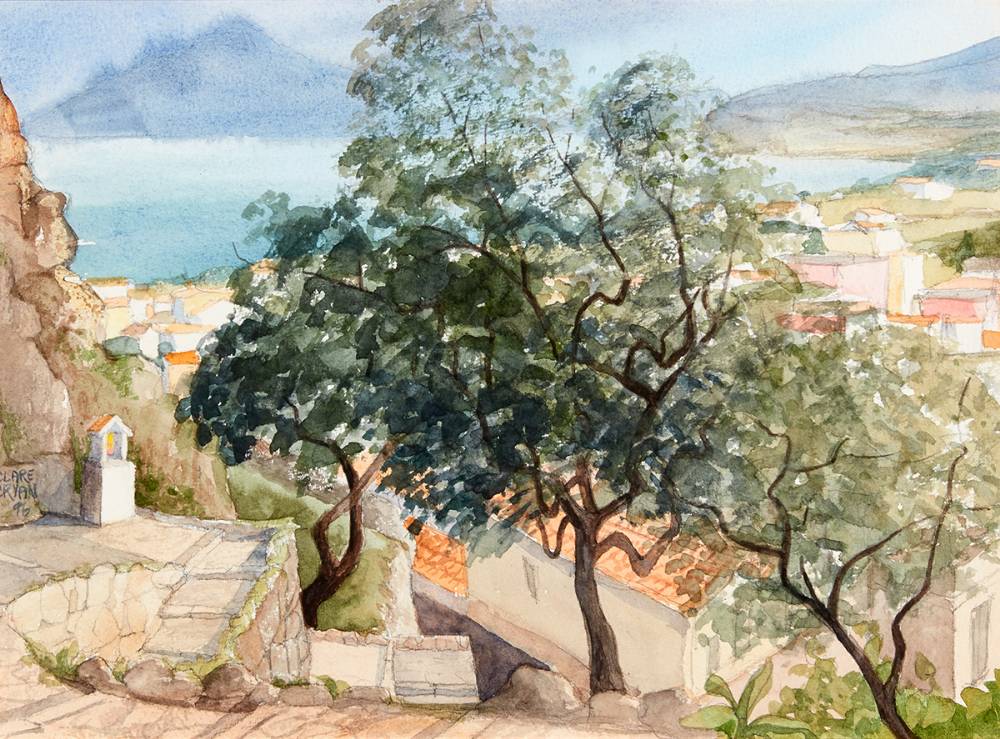 SORRENTO AND THE BAY, 1996 by Clare Cryan sold for �300 at Whyte's Auctions