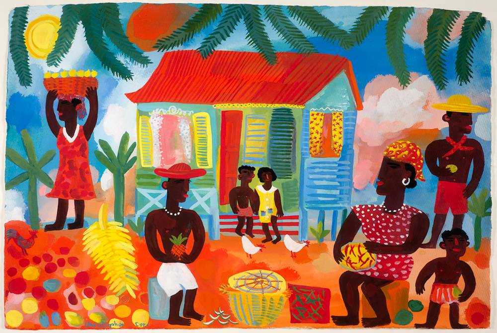 LIVINGSTONE, GUATEMALA by Christopher Corr (b. 1955) at Whyte's Auctions