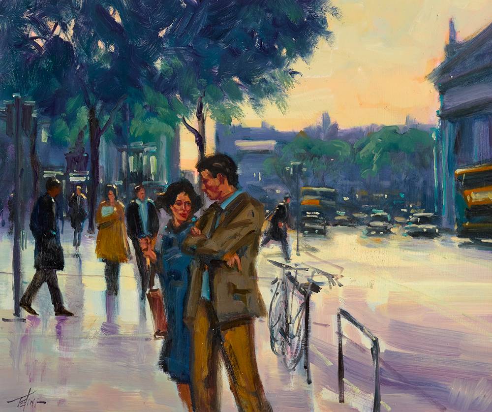 O'CONNELL STREET, DUBLIN by Norman Teeling (b.1944) (b.1944) at Whyte's Auctions