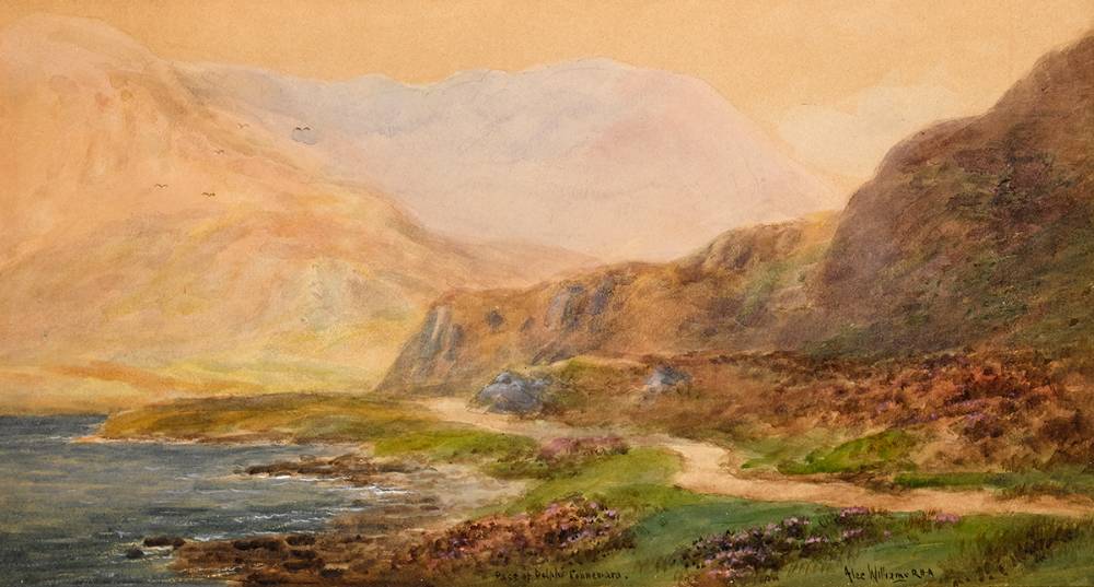 PASS OF DELPHI, CONNEMARA by Alexander Williams RHA (1846-1930) at Whyte's Auctions