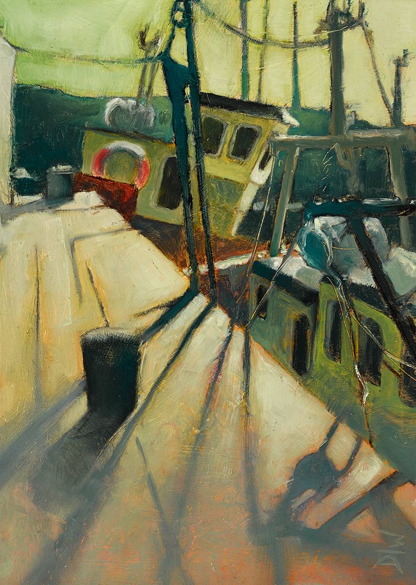 QUAYSIDE VI, c. 2005 by Dave West (b.1972) at Whyte's Auctions