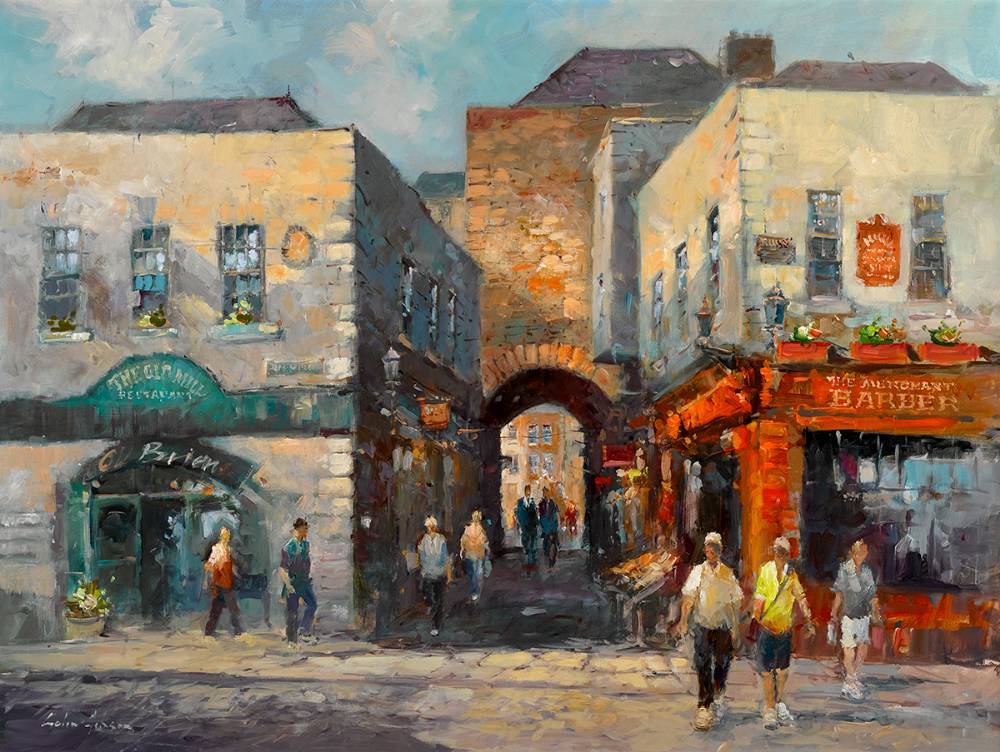 THE MERCHANT'S ARCH, TEMPLE BAR, DUBLIN, 2021 by Colin Gibson RUA (b.1948) RUA (b.1948) at Whyte's Auctions