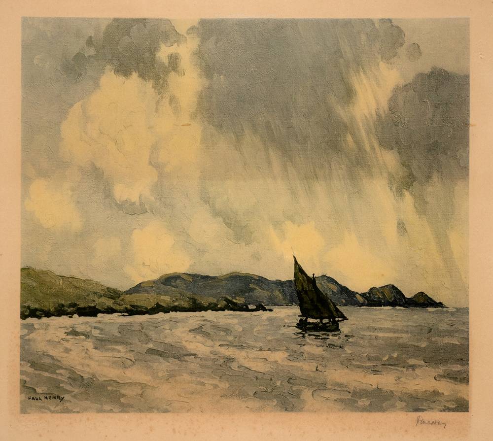 THE FISHING BOAT, 1943-45 by Paul Henry RHA (1876-1958) at Whyte's Auctions