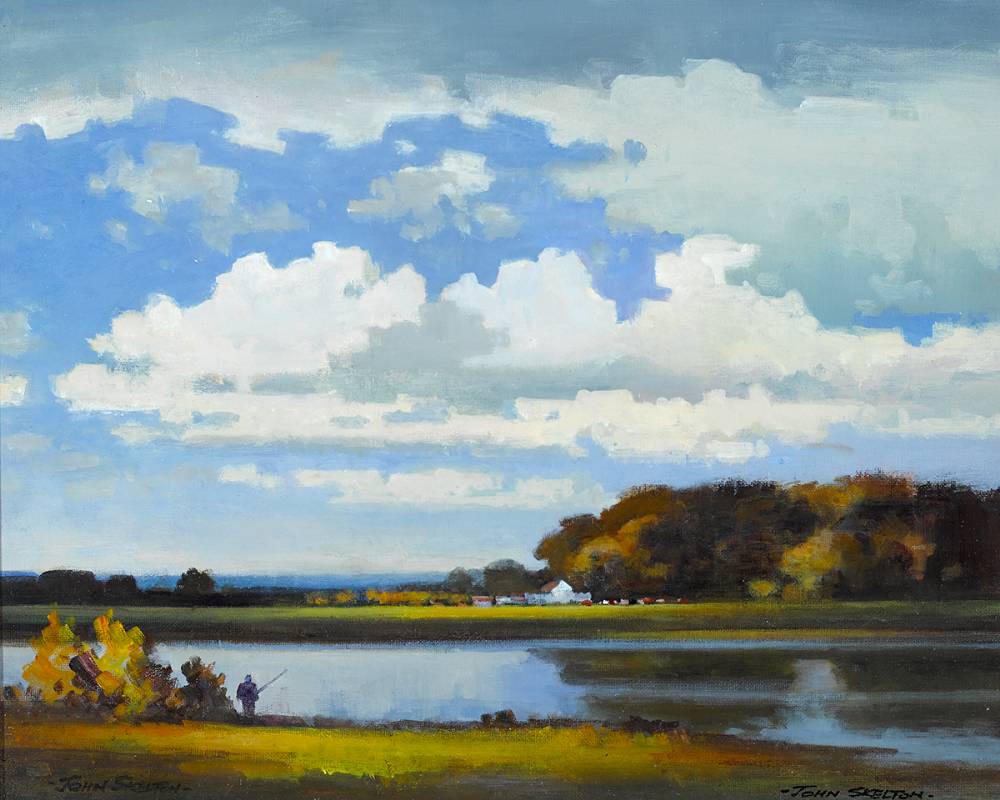 AUTUMN SKY, RIVER BANN, COUNTY ARMAGH, 1995 by John Skelton (1923-2009) at Whyte's Auctions