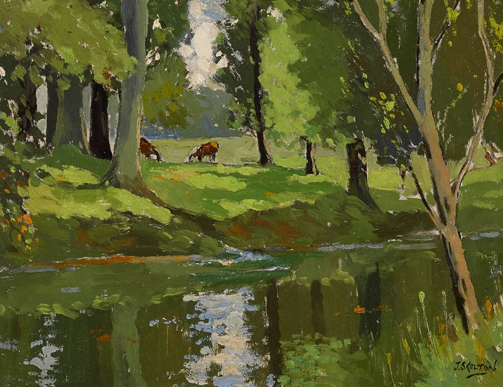 SUNLIGHT ON THE RIVER BANN, 1975 by John Skelton (1923-2009) at Whyte's Auctions