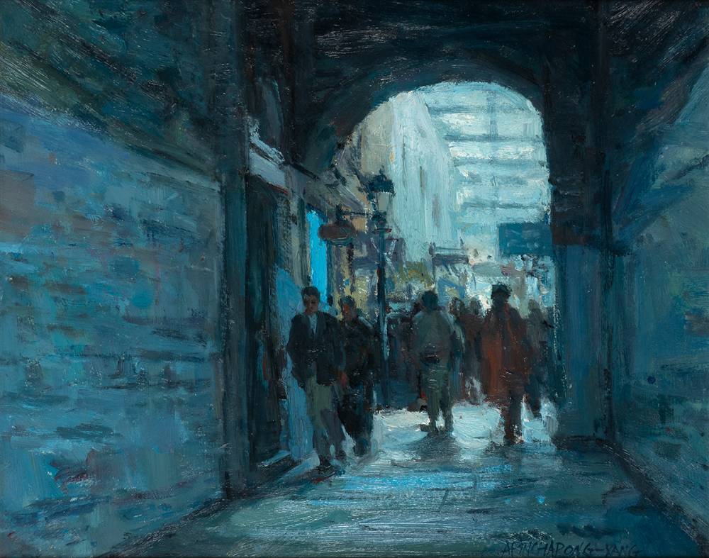 MERCHANT'S ARCH, DUBLIN by Sunny Apinchapong-Yang (Thai/American, b. 1950) at Whyte's Auctions