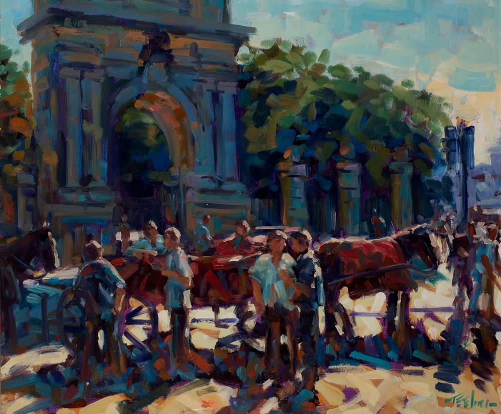 JARVIES, ST. STEPHEN'S GREEN, DUBLIN by Norman Teeling (b.1944) at Whyte's Auctions