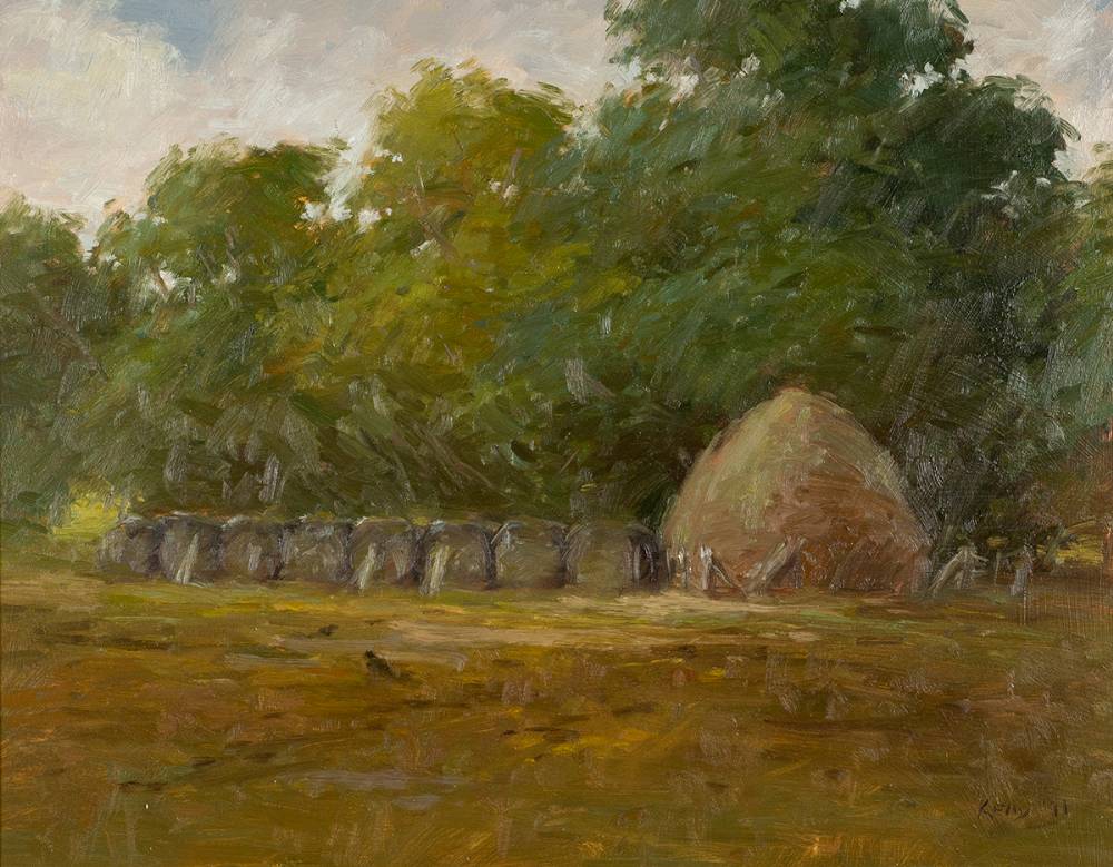 HAYSTACK, COUNTY LOUTH, 1991 by Paul Kelly (b.1968) at Whyte's Auctions