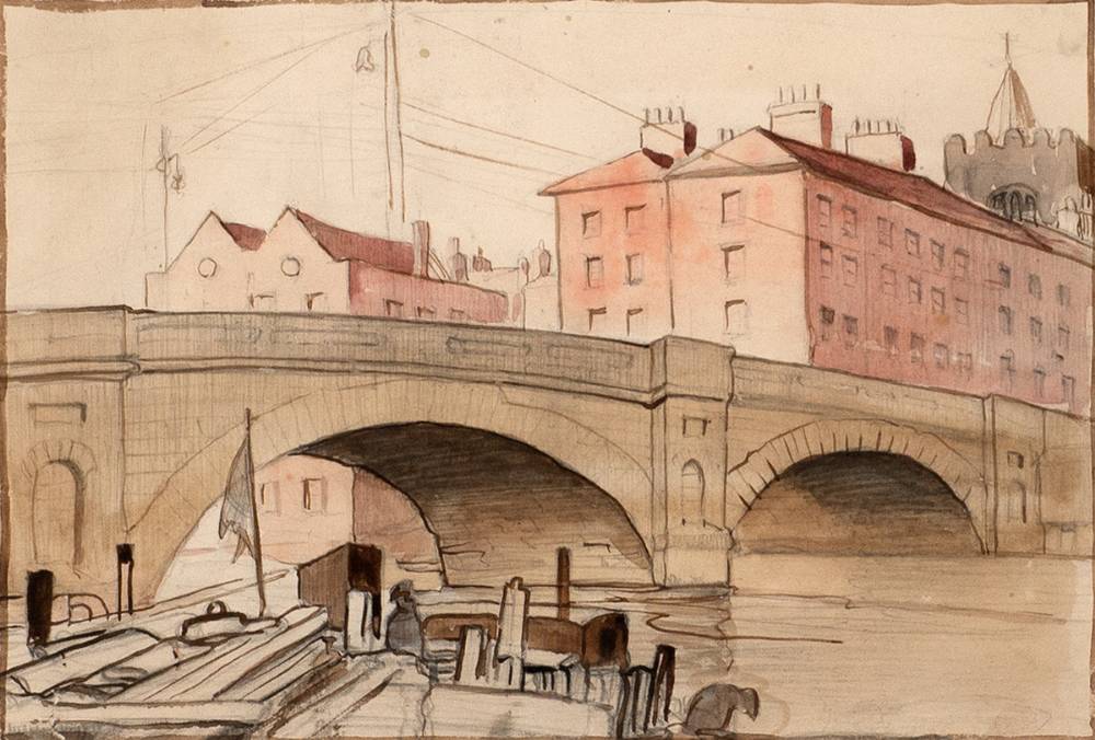 BOYLE BRIDGE, ROSCOMMON, 1930 by Harry Epworth Allen sold for �420 at Whyte's Auctions