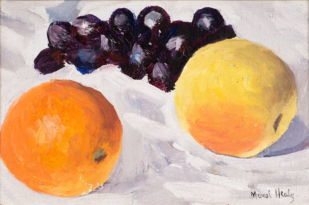 STILL LIFE WITH FRUIT by Michael Healy (1873-1941) at Whyte's Auctions