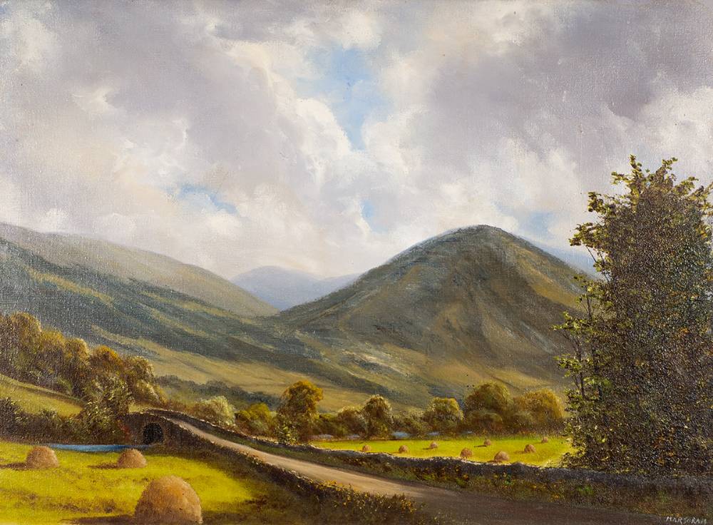 MOURNE MOUNTAINS, COUNTY DOWN by Gerry Marjoram (b.1936) at Whyte's Auctions