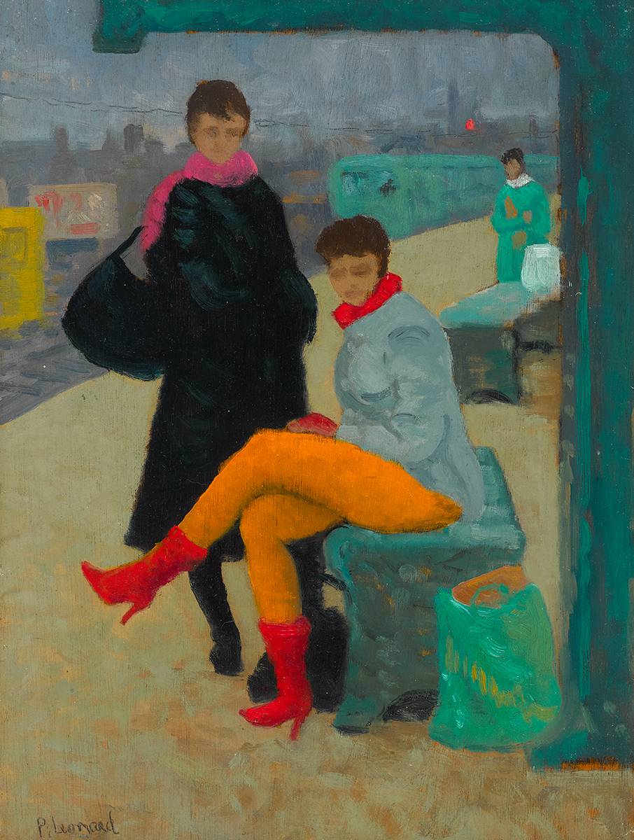 WAITING FOR THE DART by Patrick Leonard HRHA (1918-2005) at Whyte's Auctions