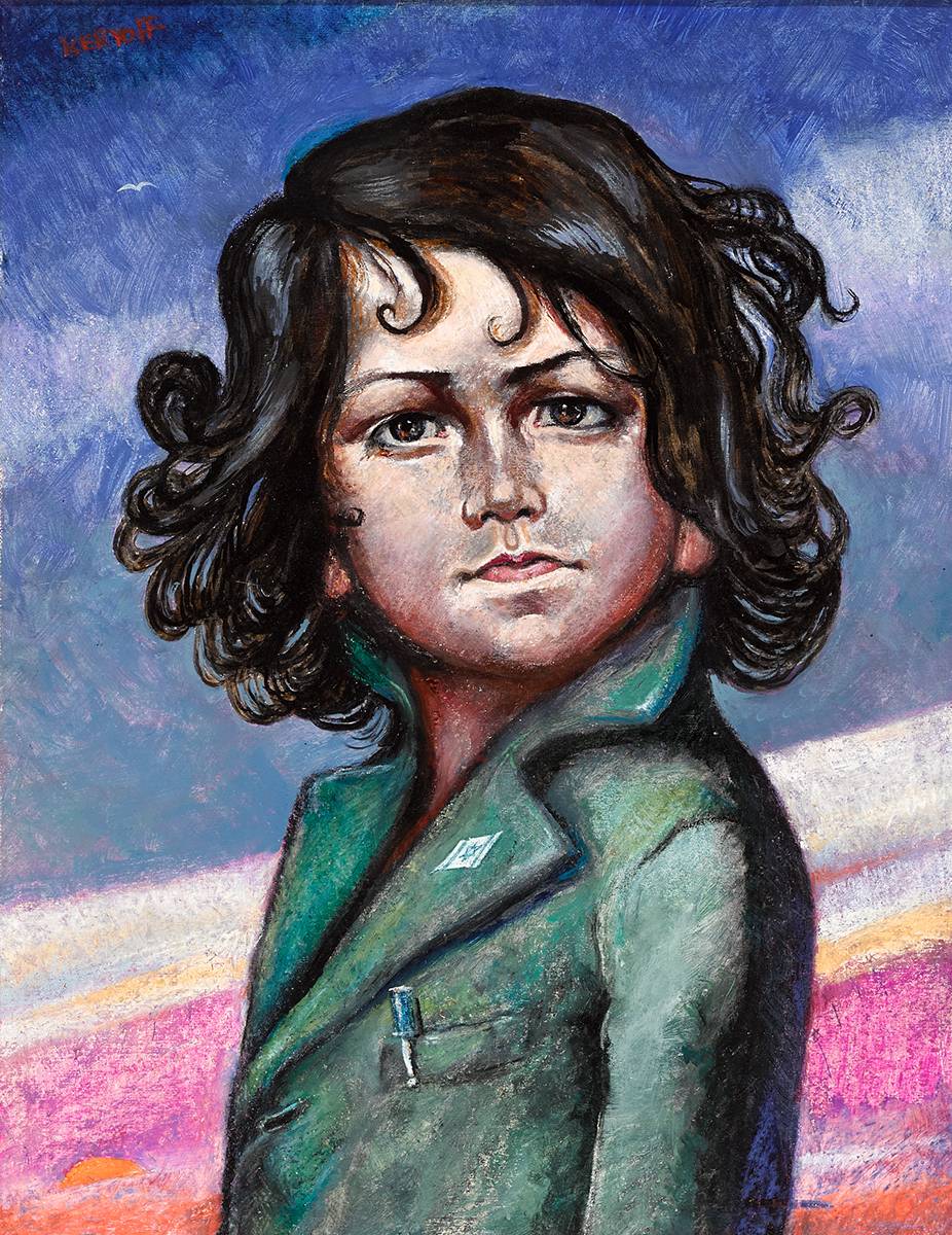 ISRAELI BOY, 1970 by Harry Kernoff RHA (1900-1974) at Whyte's Auctions