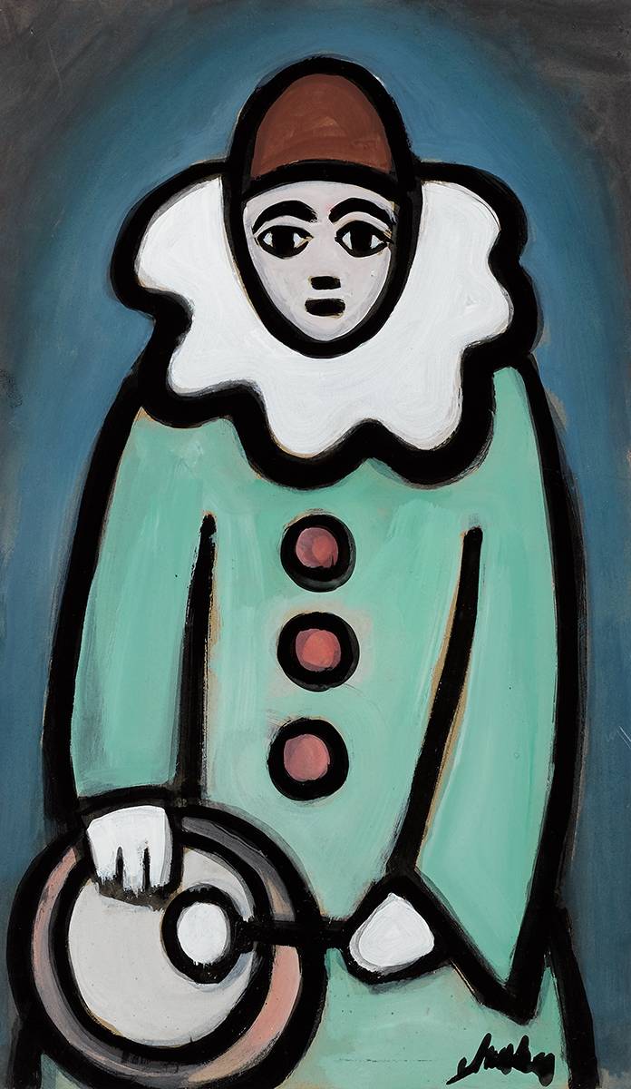 CLOWN by Markey Robinson (1918-1999) (1918-1999) at Whyte's Auctions