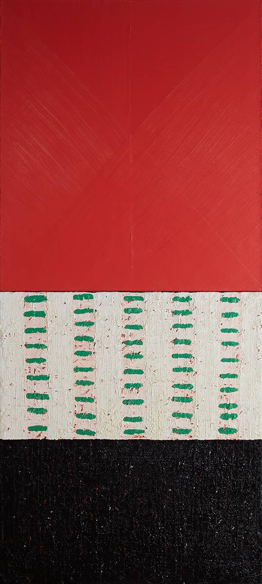 UNIDENTIFIED FIELD PAINTING, 2006 (DIPTYCH) by John Noel Smith (b.1952) (b.1952) at Whyte's Auctions