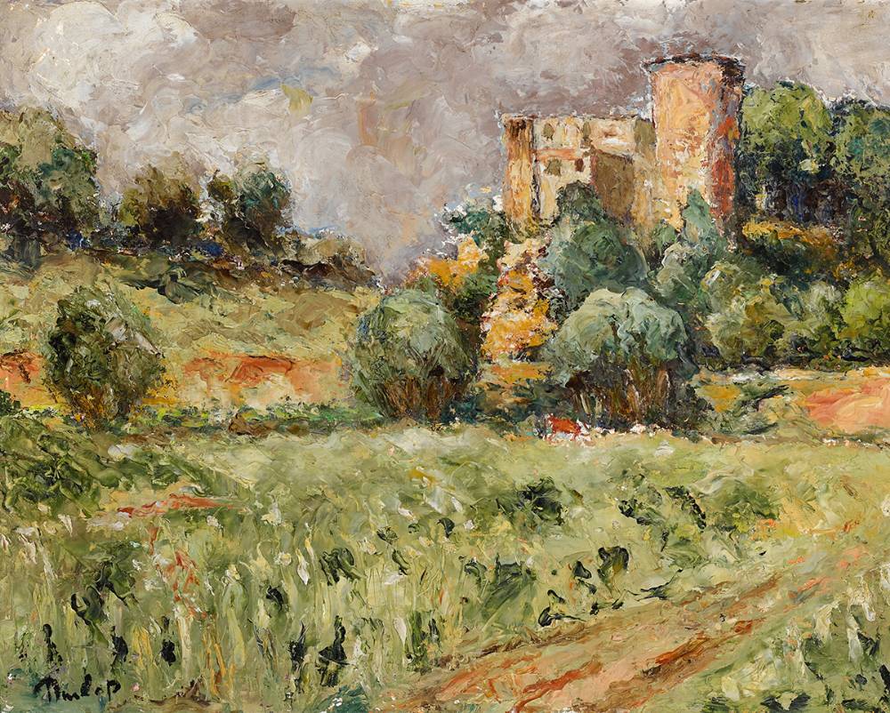 CASTLE IN LIMERICK by Ronald Ossory Dunlop RA RBA NEAC (1894-1973) at Whyte's Auctions