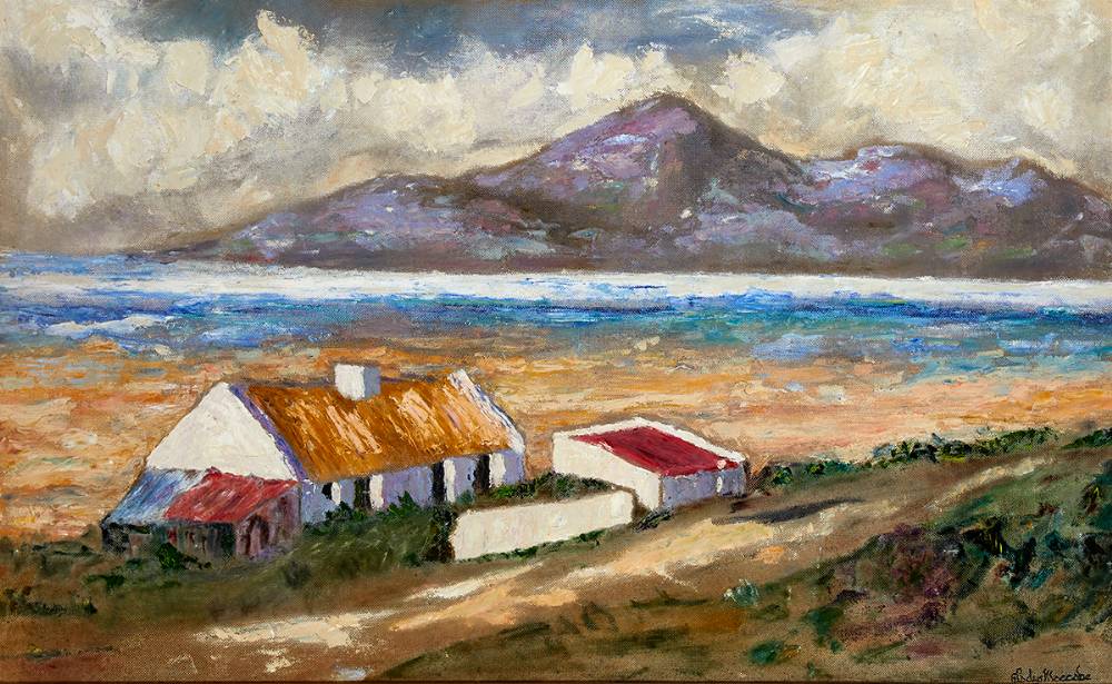 WEST OF IRELAND HOMESTEAD by Gladys Maccabe MBE HRUA ROI FRSA (1918-2018) MBE HRUA ROI FRSA (1918-2018) at Whyte's Auctions