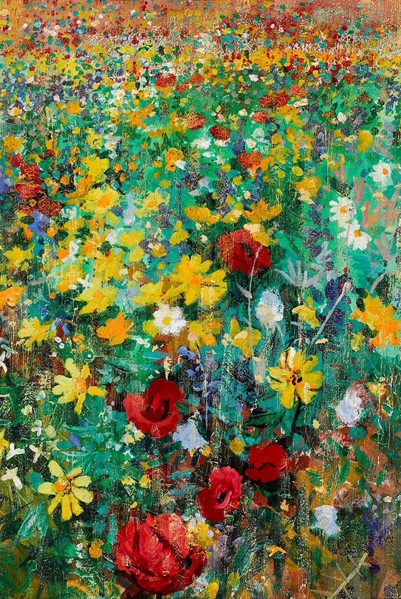 MEADOW FLOWERS by Kenneth Webb RWA FRSA RUA (b.1927) at Whyte's Auctions