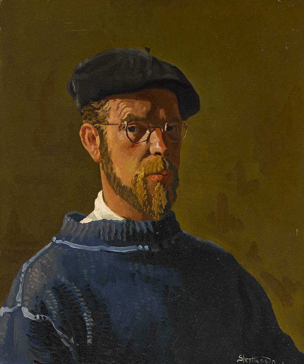 SELF PORTRAIT by Desmond Stephenson ARHA (1922-1964) at Whyte's Auctions
