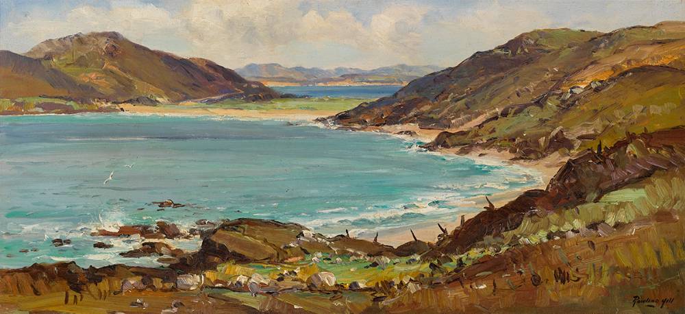 TRANAROSSAN BAY, ATLANTIC DRIVE, COUNTY DONEGAL by Rowland Hill ARUA (1915-1979) at Whyte's Auctions