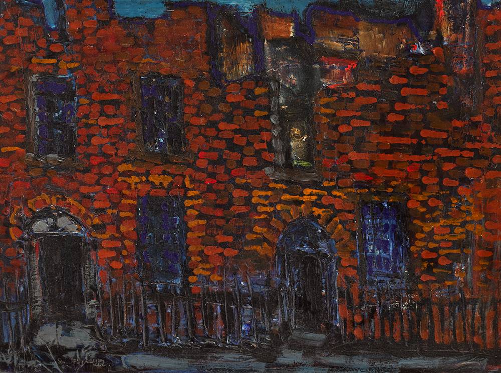 STREET SCENE, DUBLIN, 1960 by Seán McSweeney HRHA (1935-2018) HRHA (1935-2018) at Whyte's Auctions