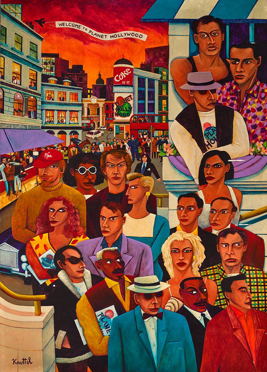 PLANET HOLLYWOOD by Graham Knuttel (b.1954) at Whyte's Auctions