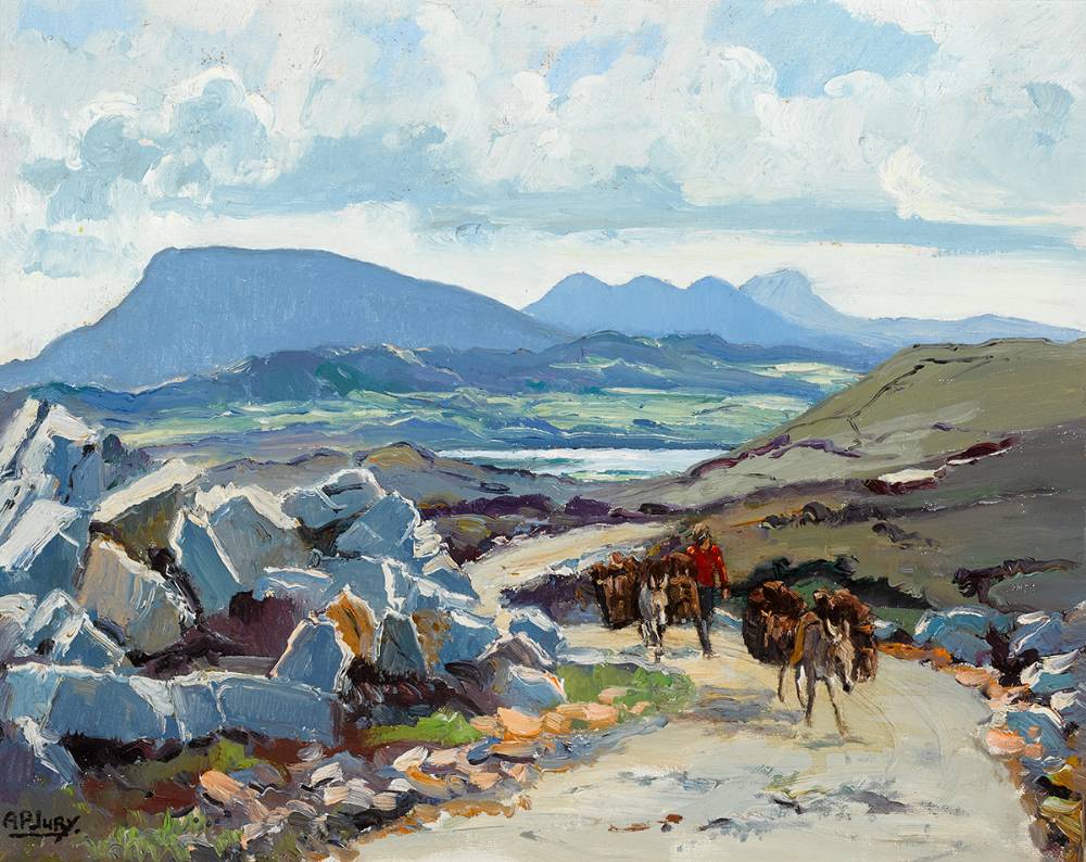 HORN HEAD ROAD, COUNTY DONEGAL by Anne Primrose Jury RUA (1907-1995) RUA (1907-1995) at Whyte's Auctions