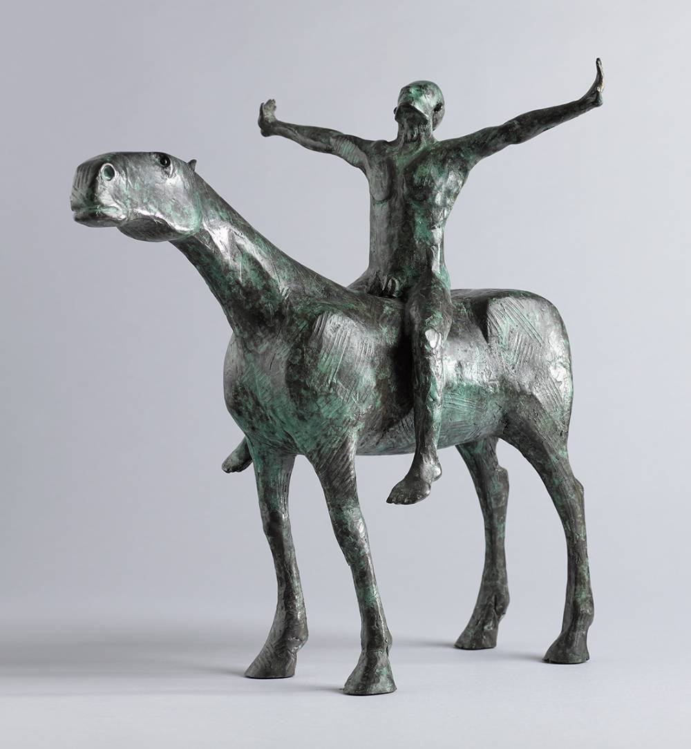 MAN ON HORSE by Anthony Scott (b.1968) at Whyte's Auctions
