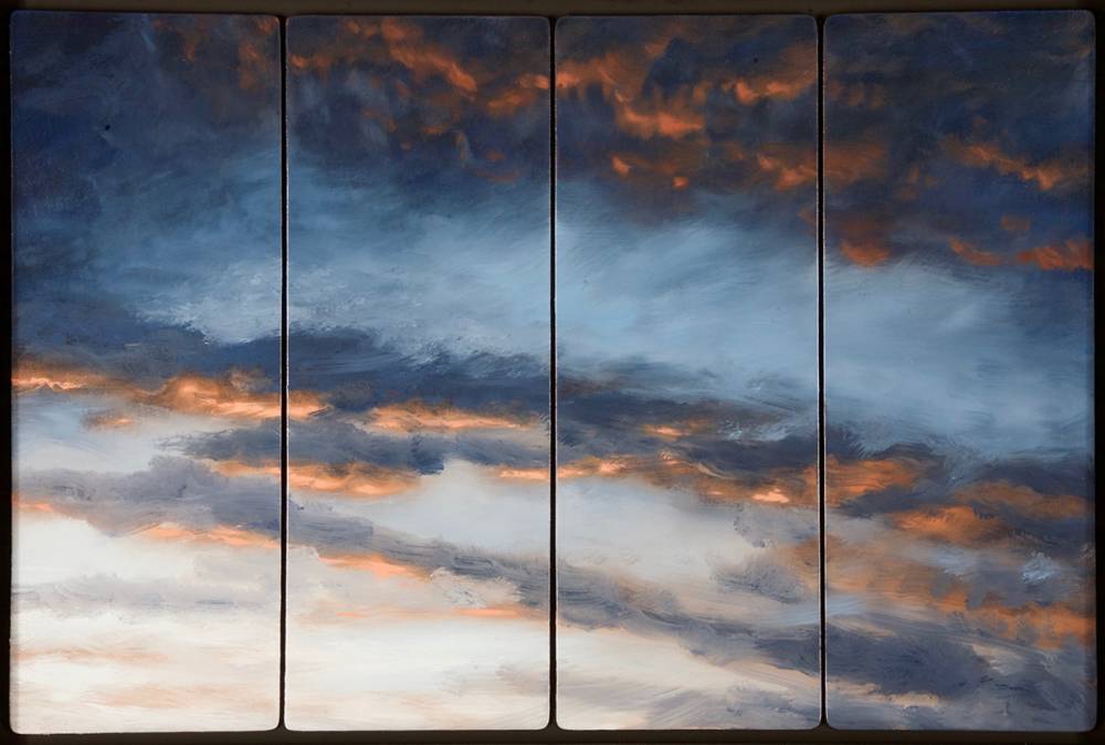 CLOUDS II, 2021 (TETRAPTYCH) by Stuart Morle (b.1960) (b.1960) at Whyte's Auctions