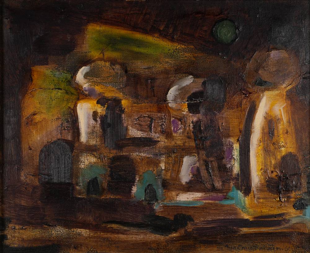 A CHURCH OF THE EAST IN A NIGHT WITH THE SOUTH WIND, 1961 by P�draig MacMiadhach�in RWA (1929-2017) at Whyte's Auctions