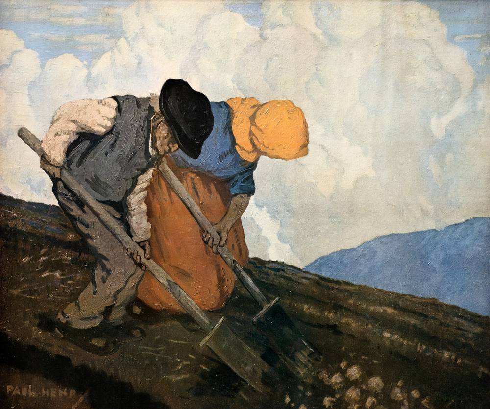 THE POTATO DIGGERS by Paul Henry RHA (1876-1958) RHA (1876-1958) at Whyte's Auctions
